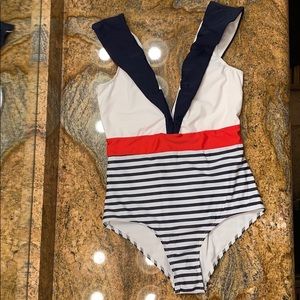 High Dive Deep V Sailor Swimsuit